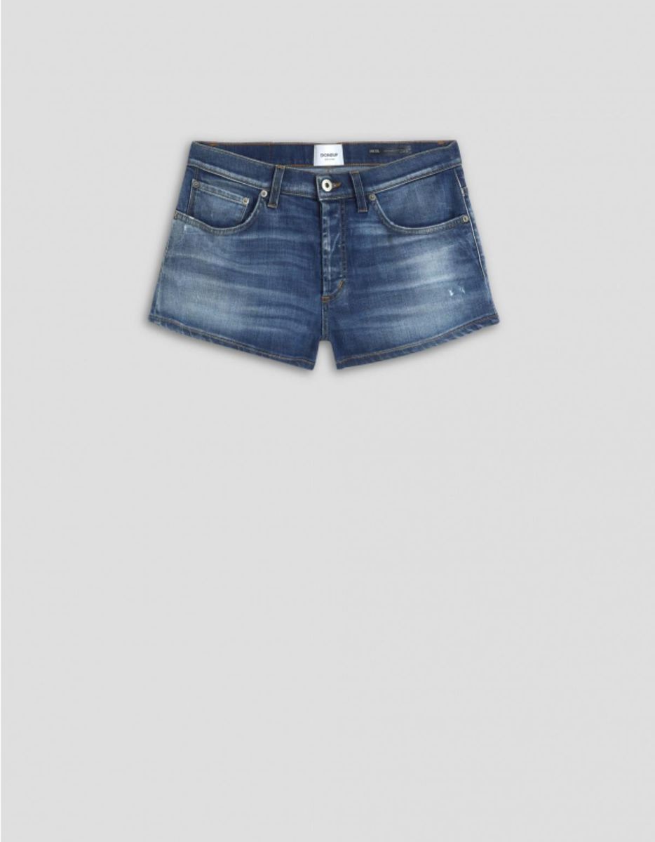 DonDup shorts modello cinque tasche lavaggio medio vestibilità morbida
