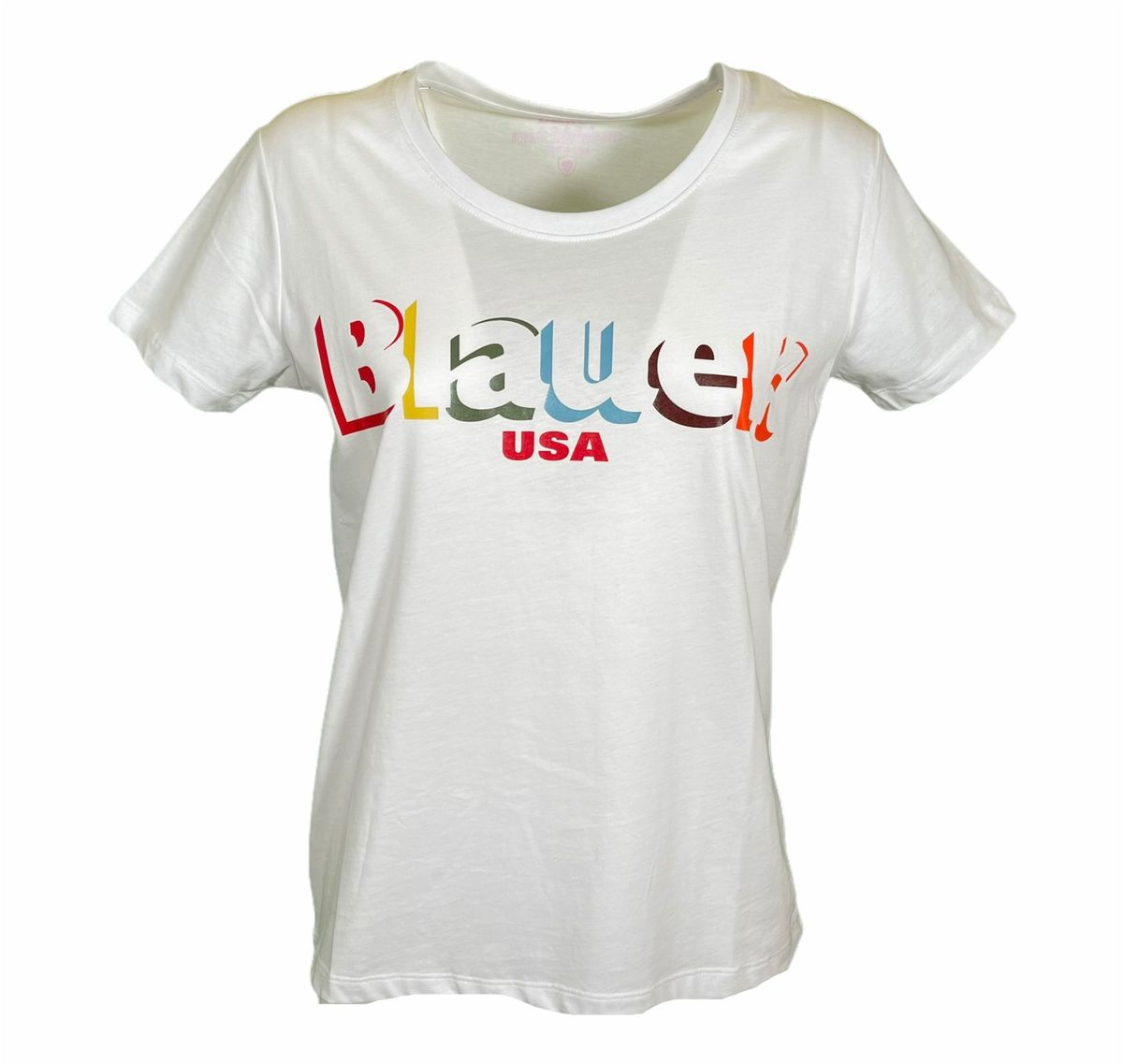 Blauer T-shirt Donna 21SBLDH02399006006 Bianca 21SBLDH02399006006 |  Armatorestore.com