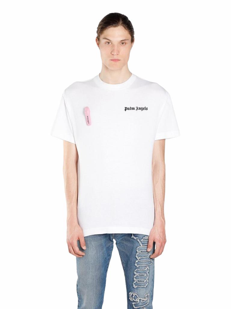 T-shirt Desert Logo Over da Uomo Palm Angels | Coltorti Boutique