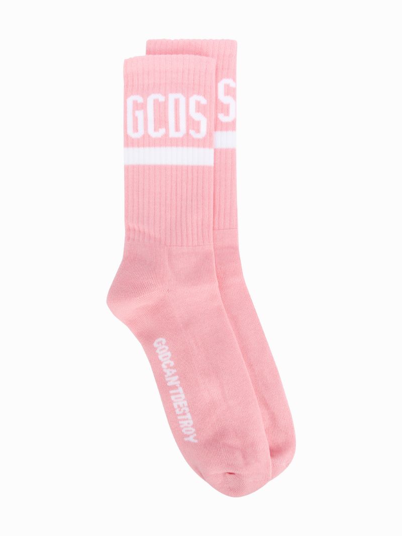 Scarpe e Abbigliamento delle Migliori Firme a prezzo Outlet - GCDS Calzini  CC94M010024 Neri con logo