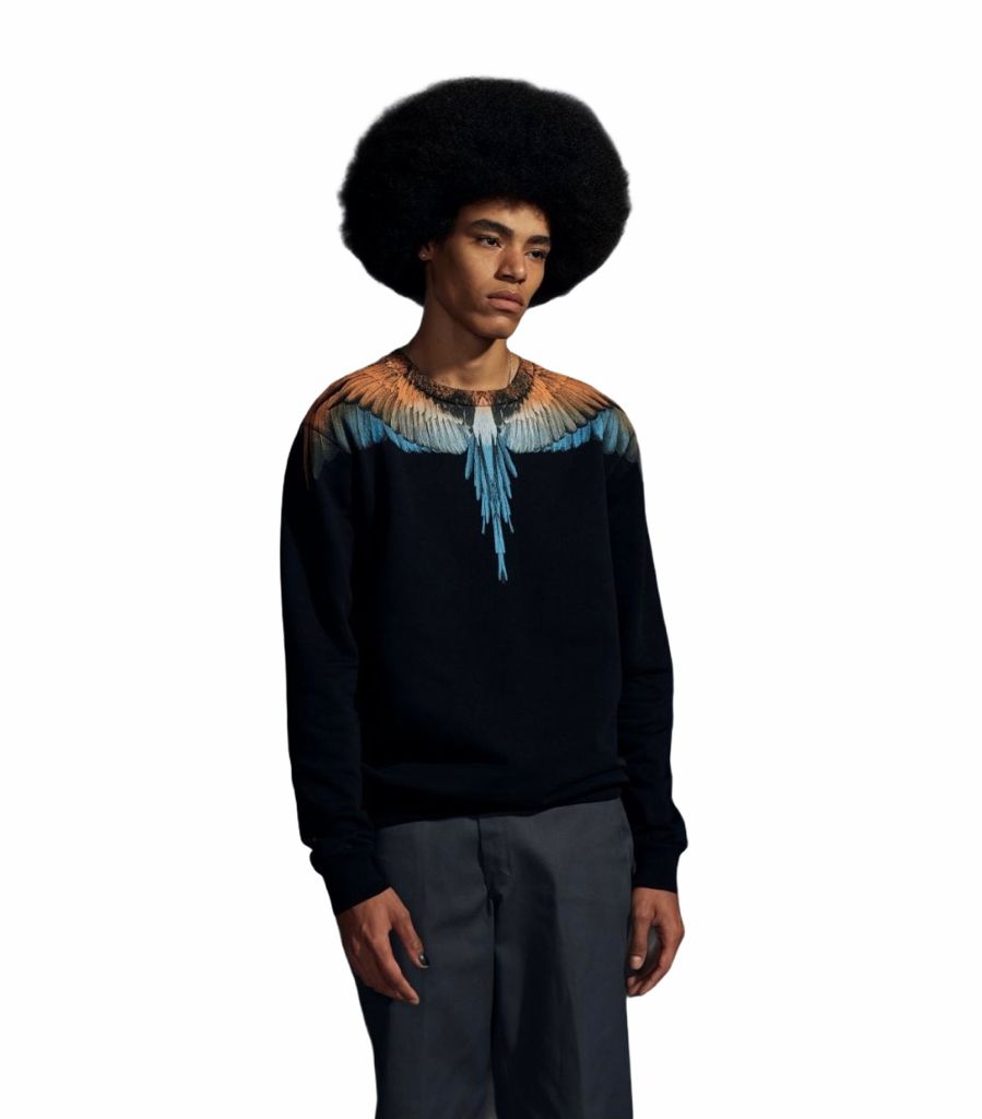 Marcelo Burlon Felpa Girocollo Man Cmba009r21fle0011020 | G-Mode Grandi  Firme