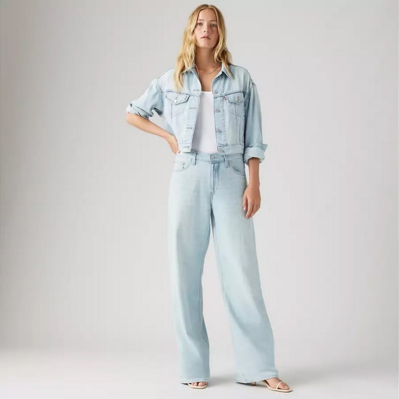 LEVI'S XL Straight Luxury Trip Jeans Frau Mädchen Hose Denim - Bild 4 von 9