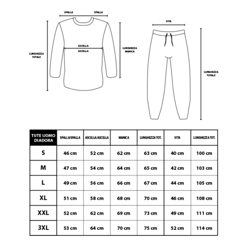 Diadora Trainingsanzug Hoodie Overall Zip Kapuze Herren Junge Grün - Bild 9 von 9