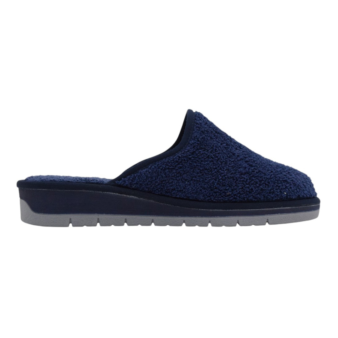 Grunland CI1318-BL Damen Hausschuhe Stoff blau - Bild 2 von 6
