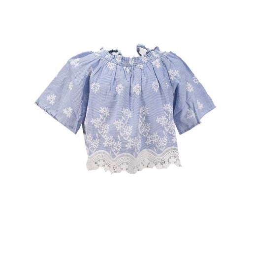 Jo Bambina Maglia A Righe Liu Jo Liu-jo Bambina Maglia Manica 3/4