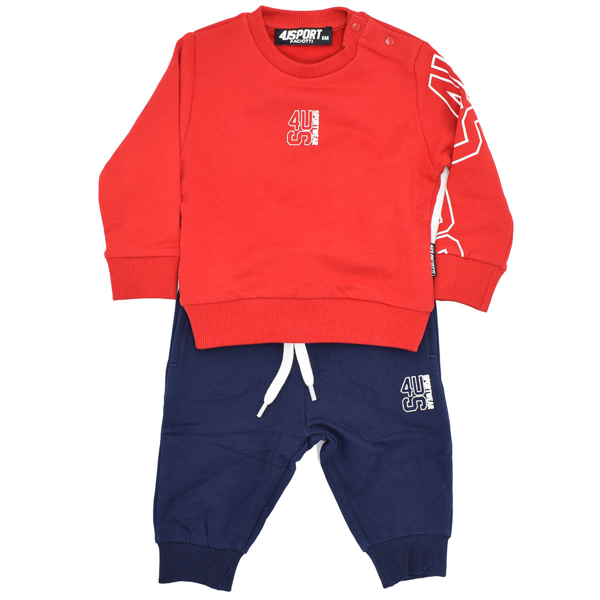 Paciotti Bambino Completo Con Felpa Girocollo Per Bambino-Angelsbimbi