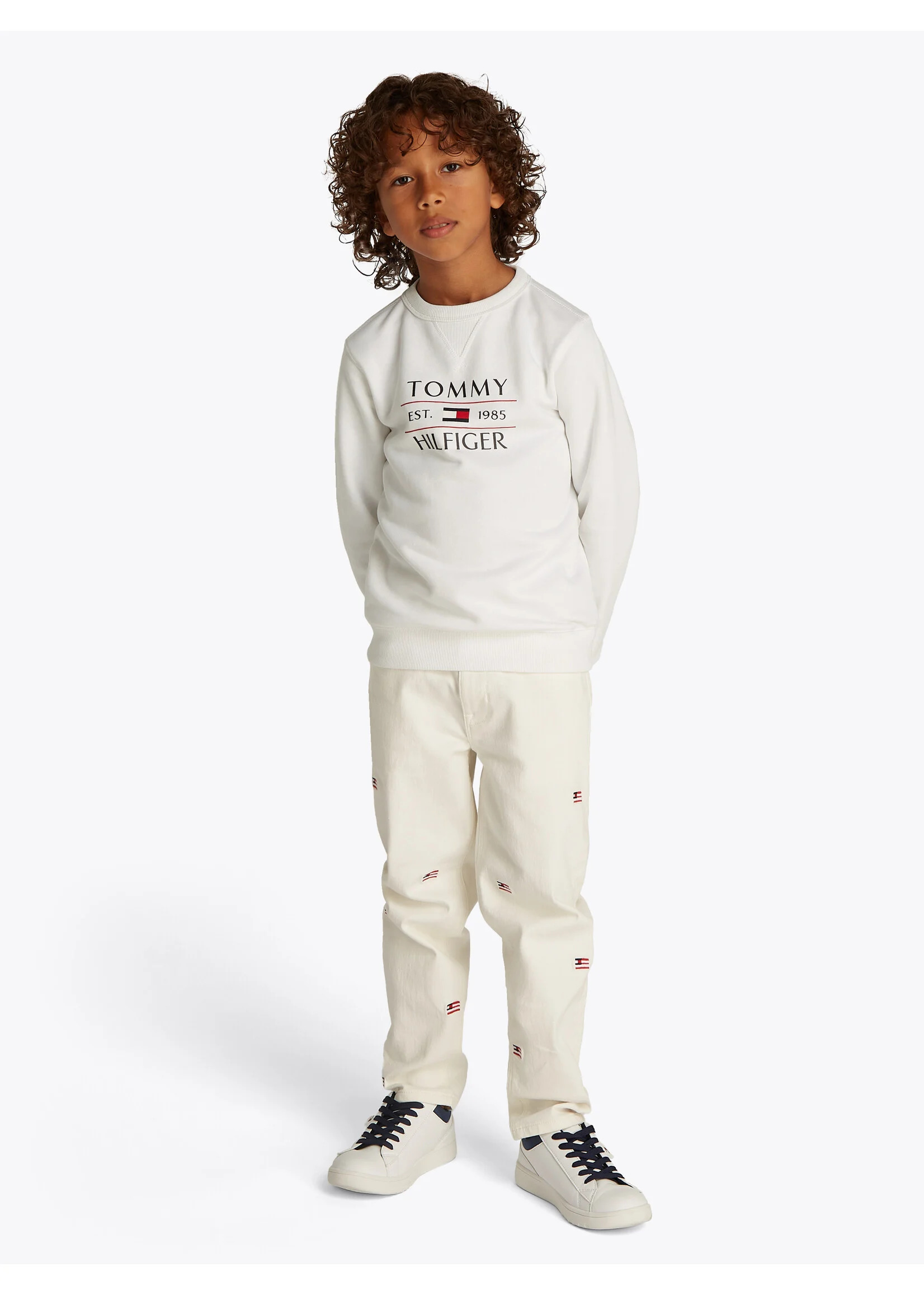 Tommy Hilfiger Bambino Felpa Con Stampa