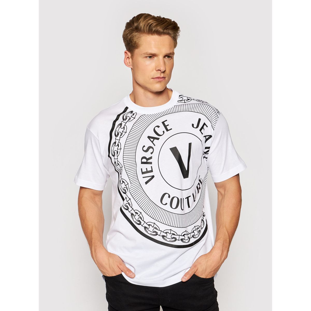 Versace T-shirt E Polo Uomo 71gaht19 | Pelle e Cuoio