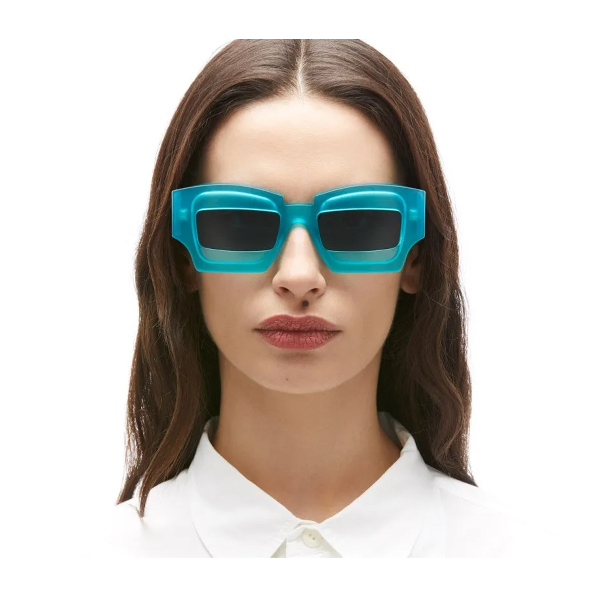 Kuboraum Unisex Turchese Maske X6 Am Acetate Occhiali Sole