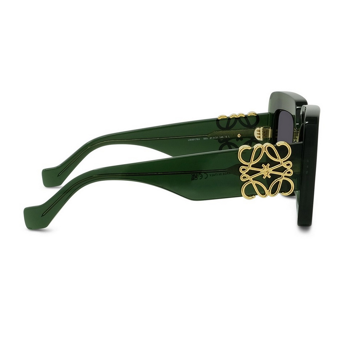 Loewe Women's Verde Lw40176u Anagram 98A Acetate Occhiali Da Sole