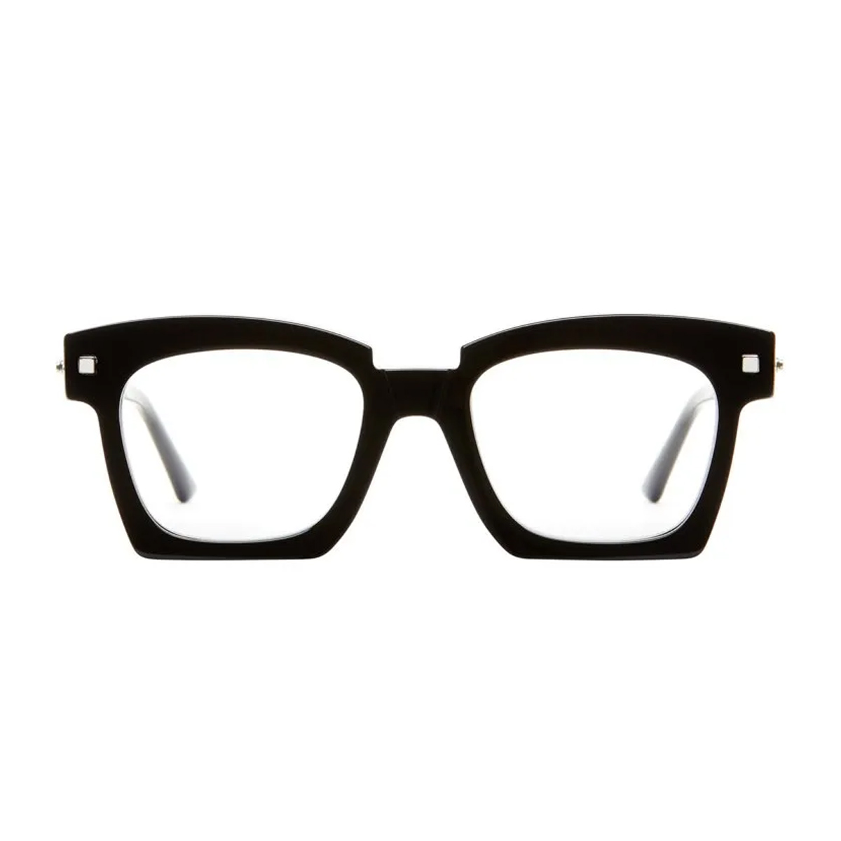 Kuboraum Unisex Nero Maske J5 Bs Black Shine Grey Acetato Mazzucchelli Occhiali Da Vista