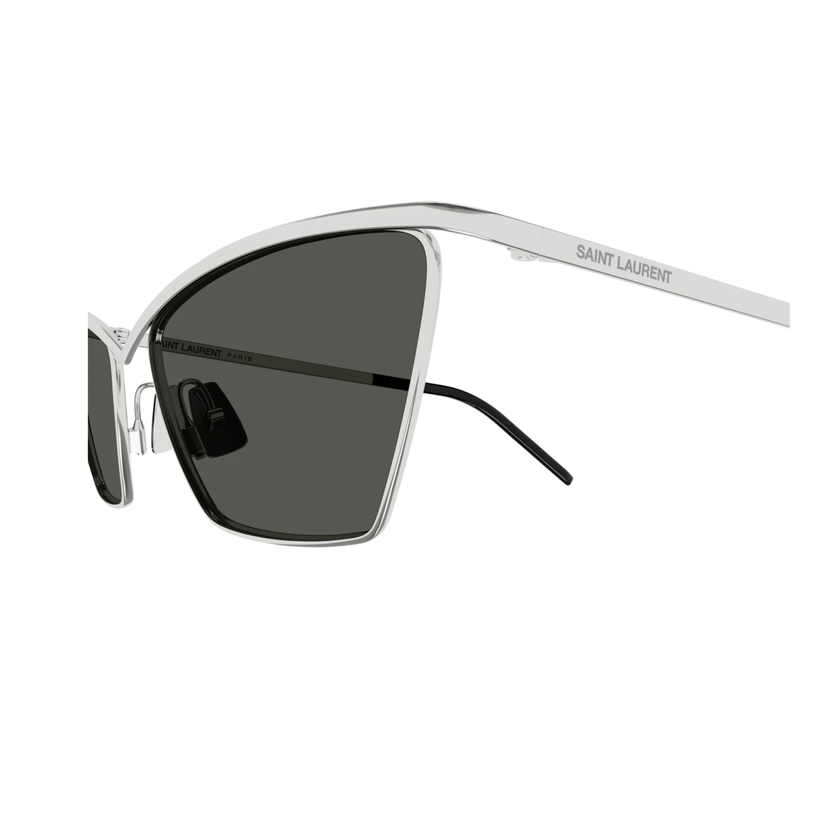 Saint Laurent Women's Argento Sl 637 002 Metal Occhiali Sole