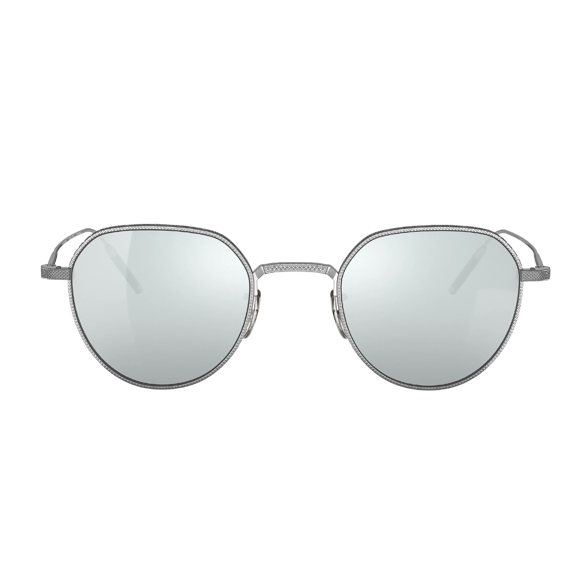 Oliver Peoples Men's Argento Ov1298t 5254 Titanium Occhiali Sole