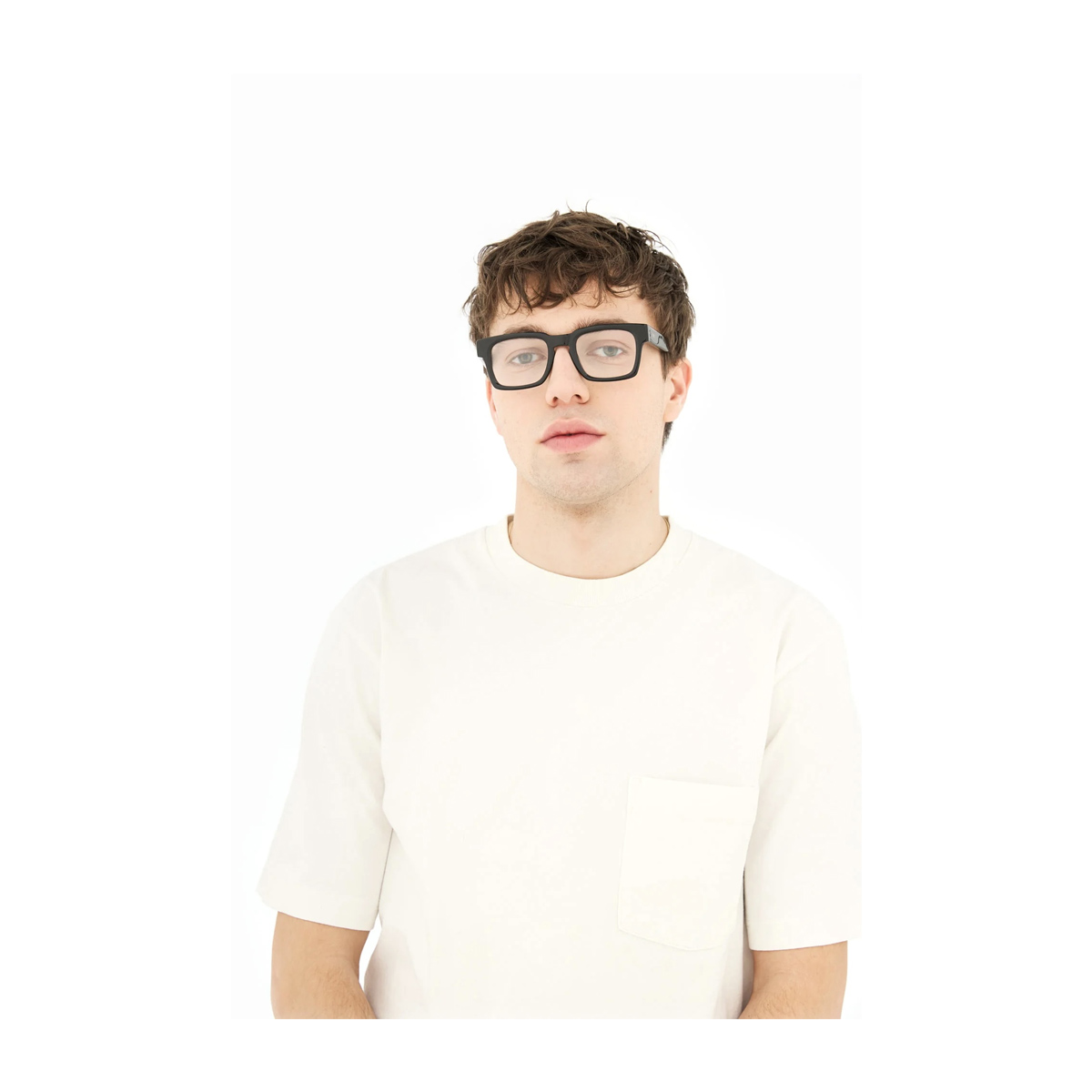 Retrosuperfuture Unisex Nero Numero 133 Black Acetate Occhiali Da Vista