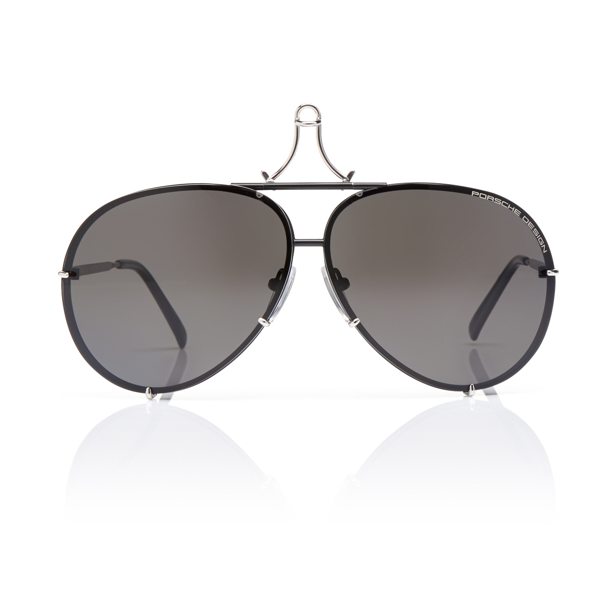 Porsche Unisex Nero Design P8478 D343 Metal Occhiali Sole