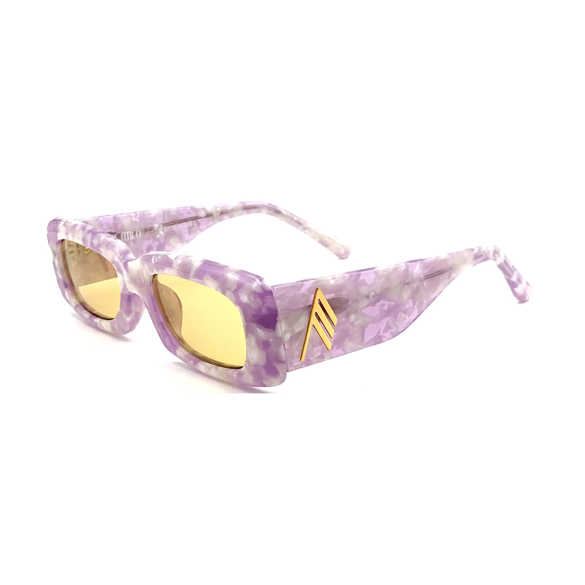 Theattico Unisex Viola The Attico Mini Marfa Occhiali Sole