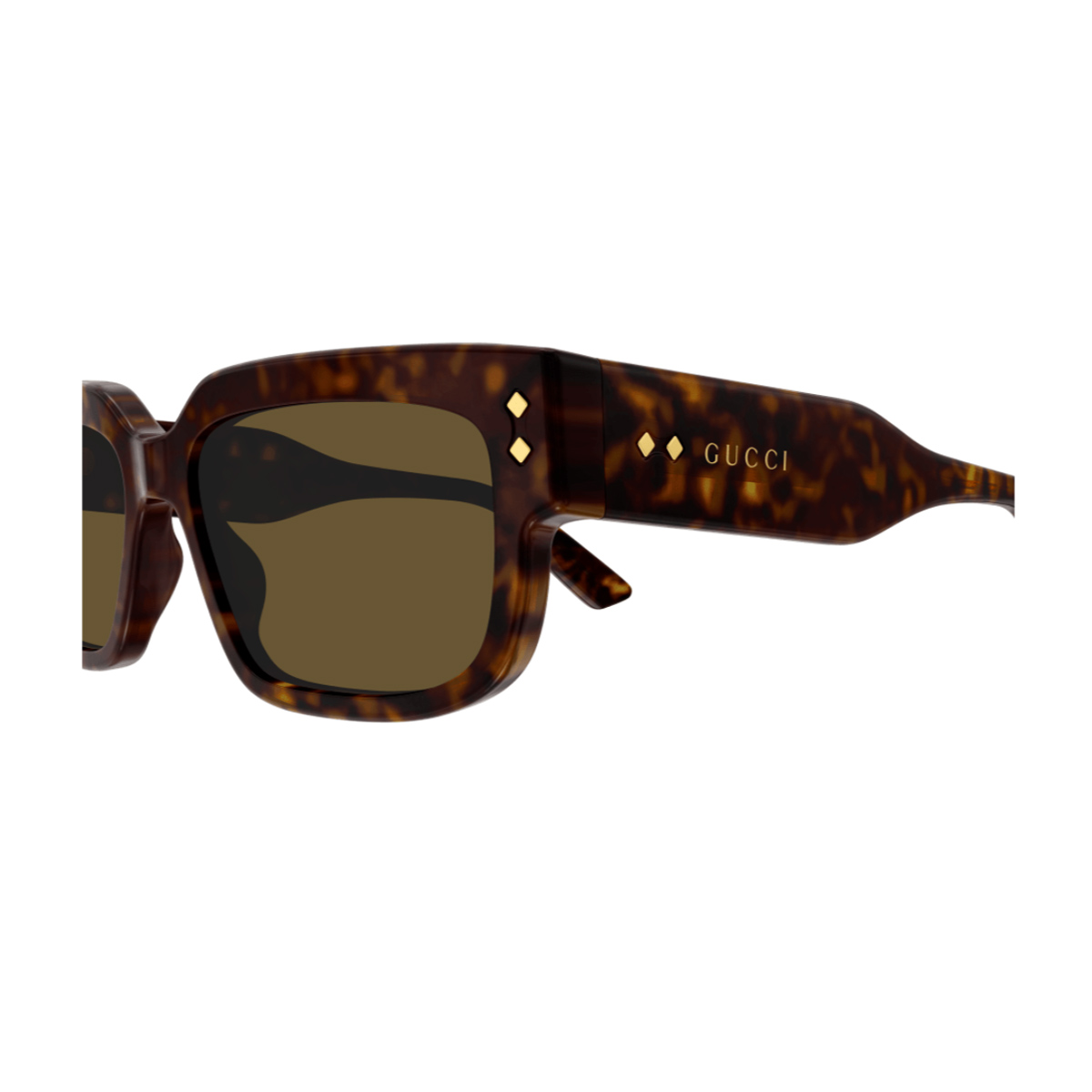 Gucci Unisex Marrone Gg1218s Celluloid Occhiali Sole