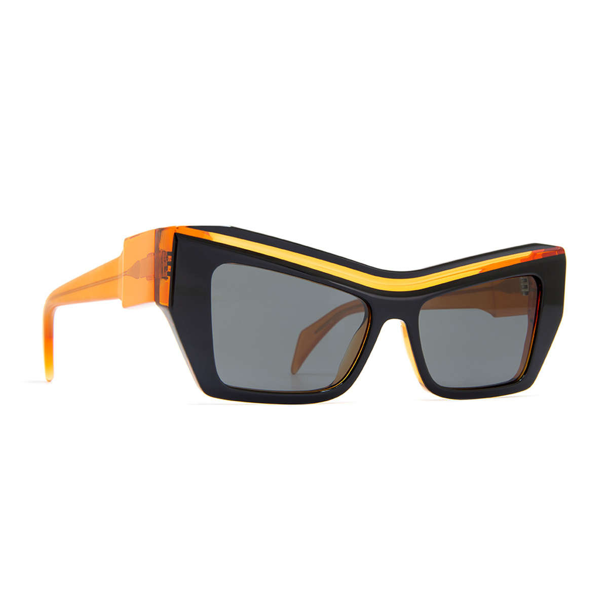 Siens Women's Arancione Creature 091 Celluloid Occhiali Sole
