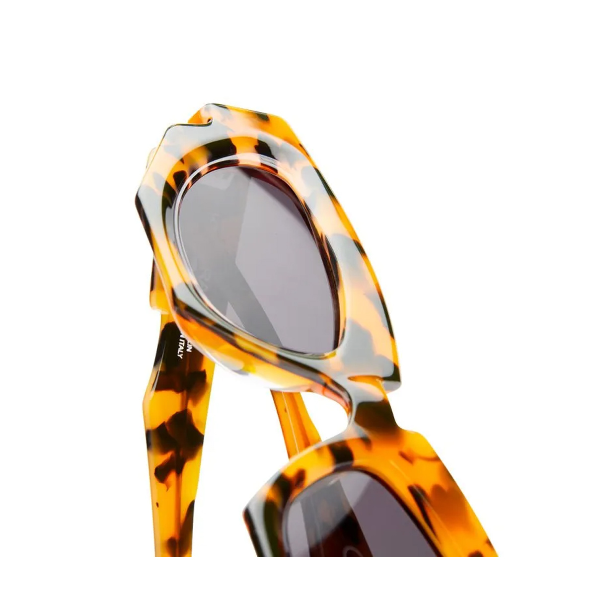 Kuboraum Women's Arancione Maske F5 Hor Acetate Occhiali Sole