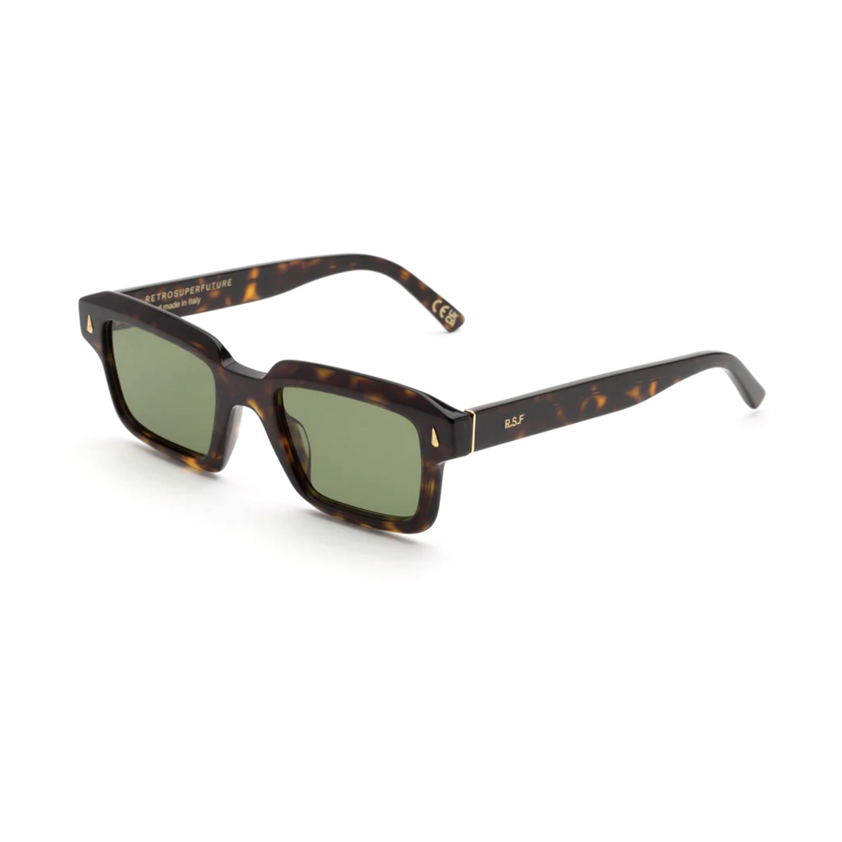 Retrosuperfuture Unisex Marrone Giardino 3627 Acetate Occhiali Sole