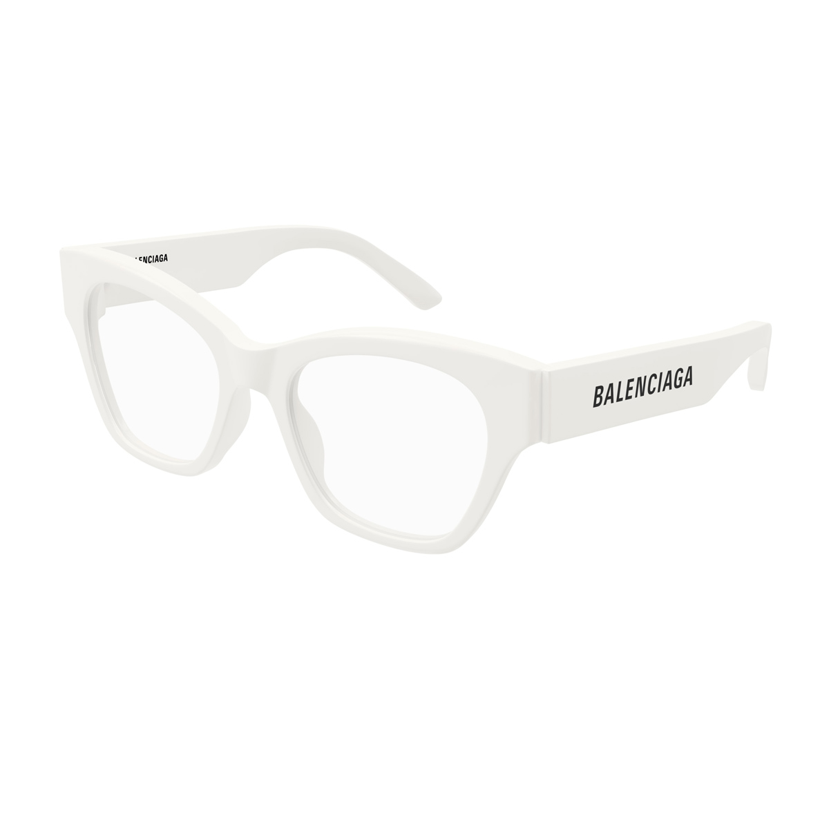 Balenciaga Women's Bianco Bb0263o Acetate Occhiali Vista