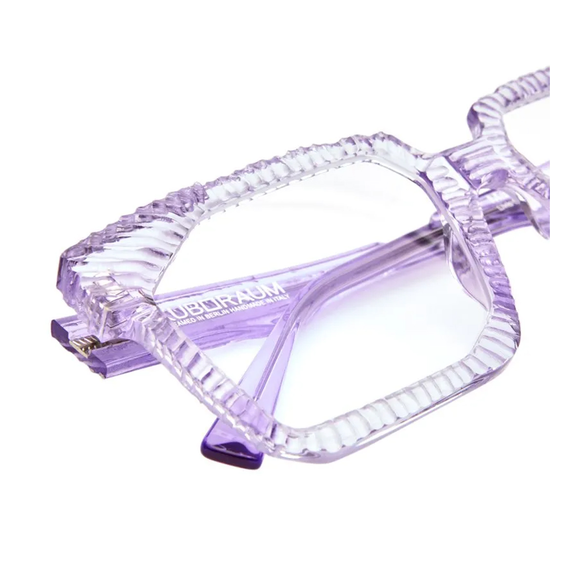 Kuboraum Unisex Viola Maske K30 Li Cs Acetate Occhiali Vista
