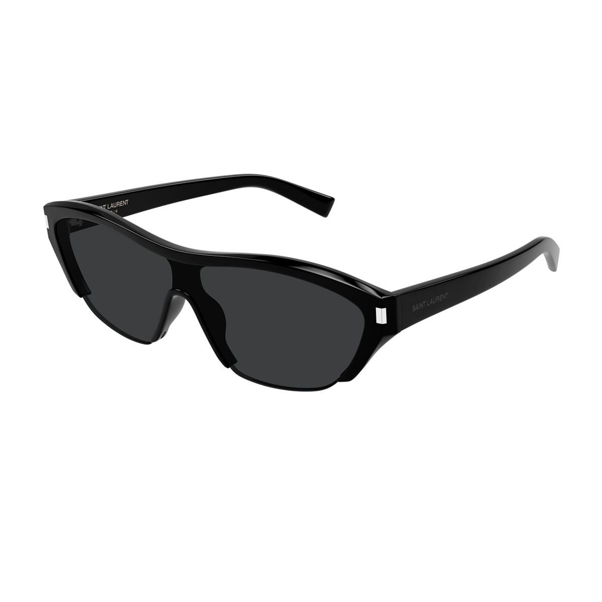 Saint Laurent Women's Nero Sl 704 Linea Corner Angle 001 Black Acetate Occhiali Da Sole