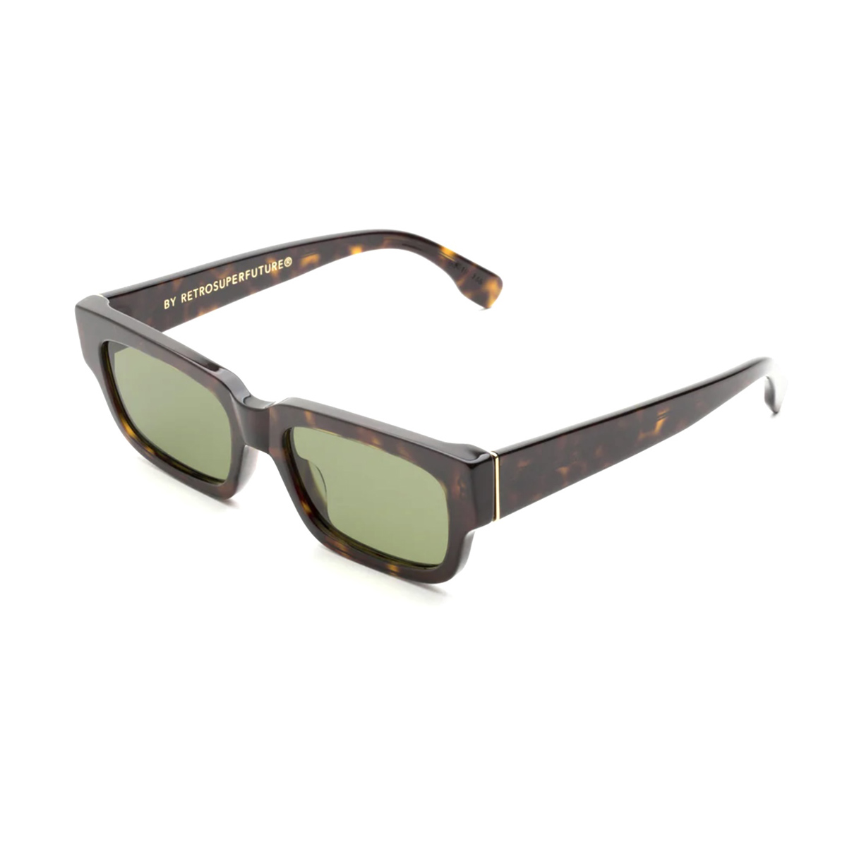Retrosuperfuture Unisex Marrone Roma 3627 !Acetate Occhiali Sole