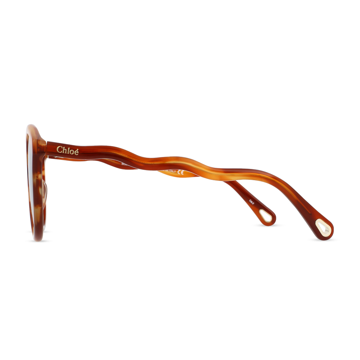 Chloé Women's Arancione Ch0087s Acetate Occhiali Sole