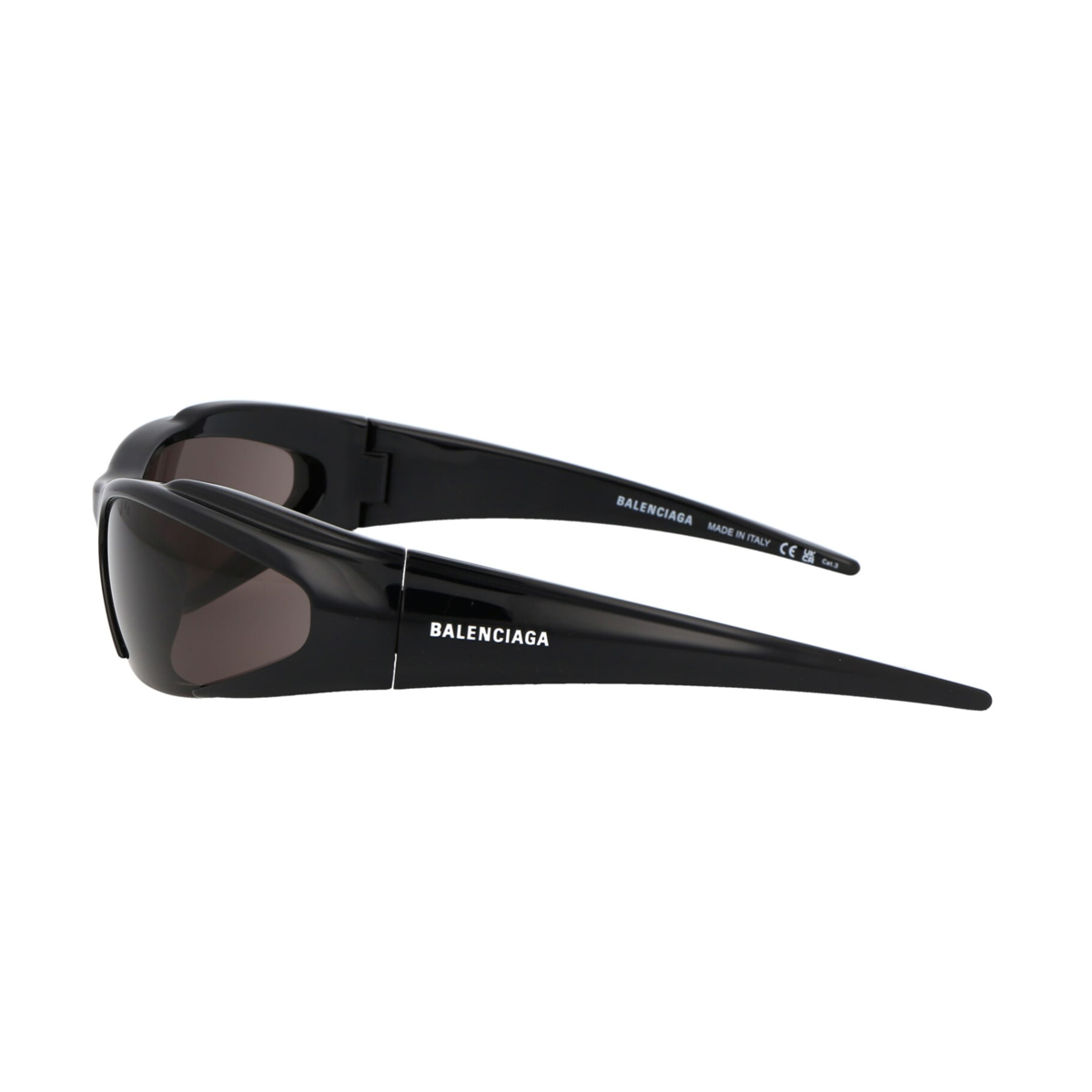 Balenciaga Unisex Nero Bb0253s Celluloid Occhiali Sole