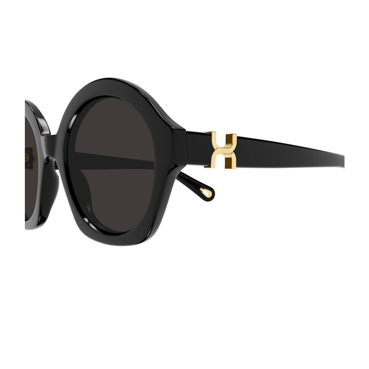 Chloé Women's Nero Ch0302s Marcie- Linea 001 Black Grey Recycled Acetate Occhiali Da Sole