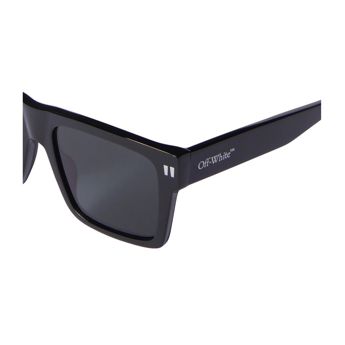 Off-White Unisex Nero Oeri109 Lawton 1007 Black Acetate Occhiali Sole