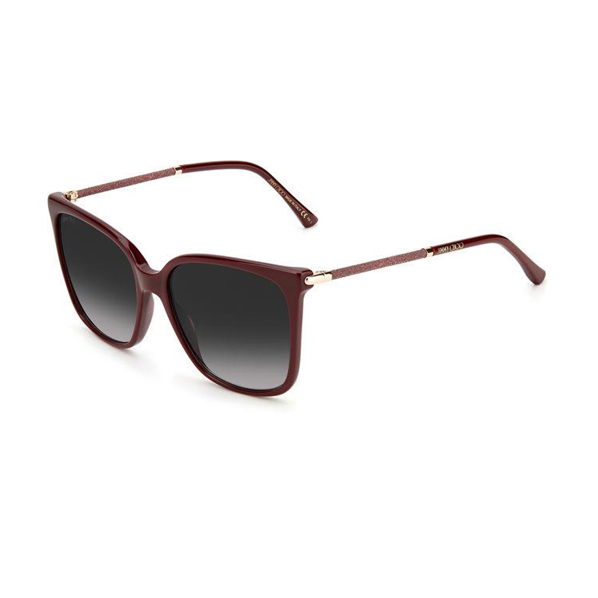 Jimmy Choo Women's Rosso Scilla-S Celluloid Occhiali Sole