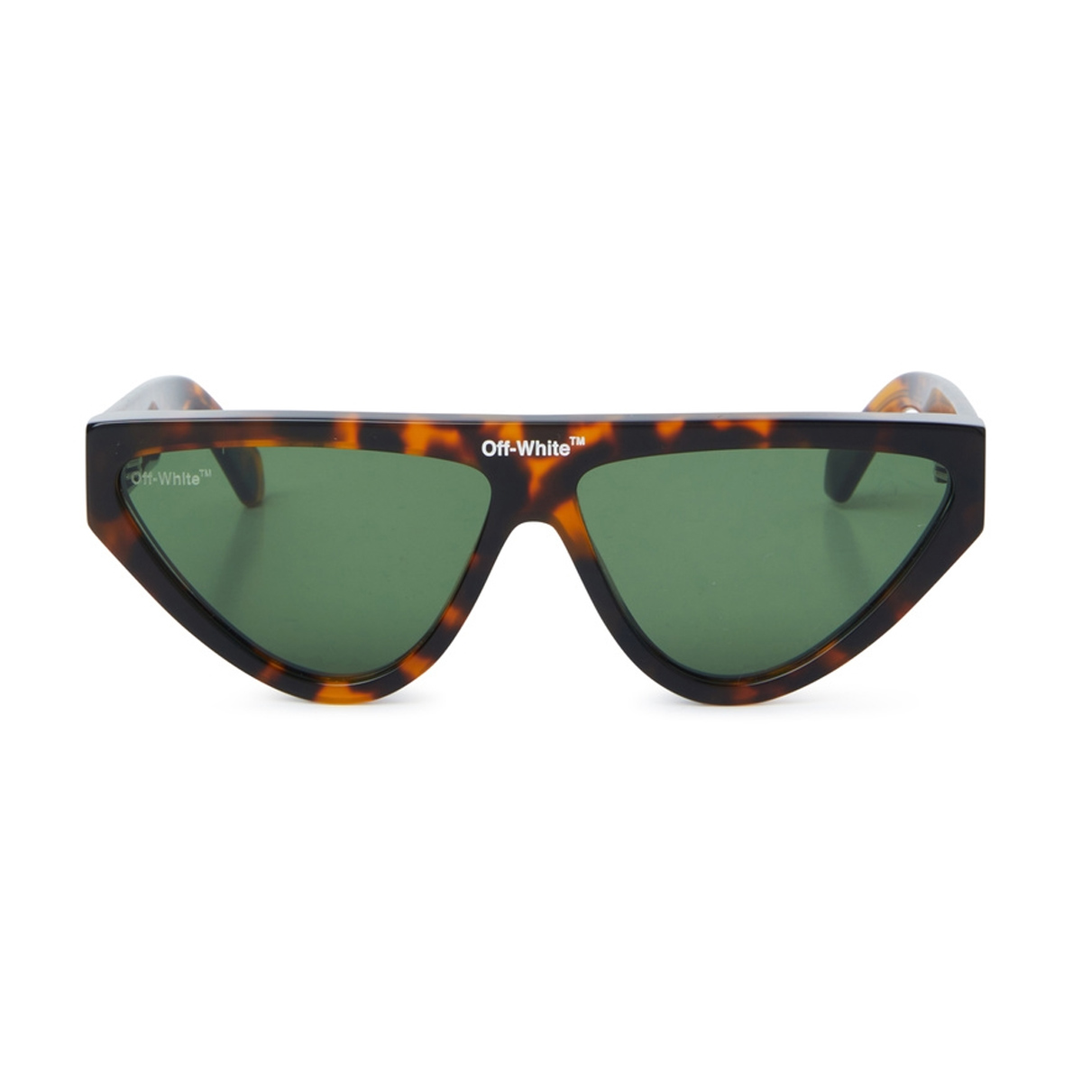 Off-White Unisex Marrone Gustav Sunglasses Havana Celluloid Occhiali Sole