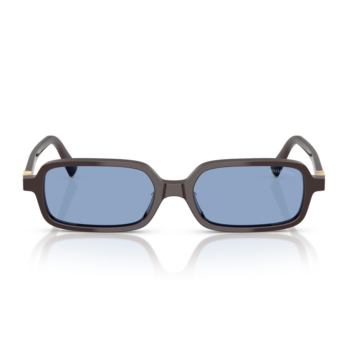Miu Miu Women's Marrone Miu 0Mu 11Zs 22C60o Moka Acetate Occhiali Da Sole