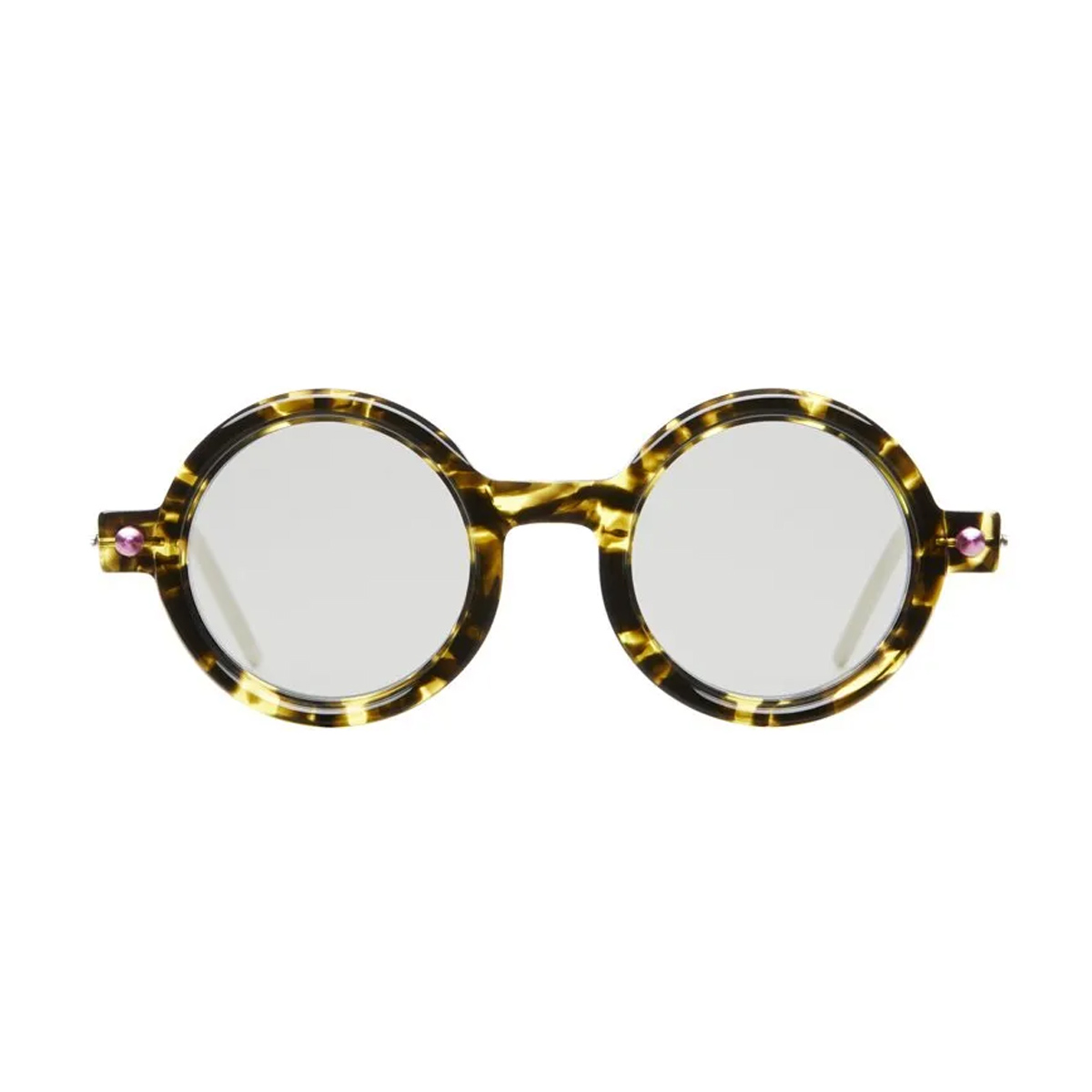 Kuboraum Unisex Giallo Maske P1 Yh Acetate Occhiali Sole