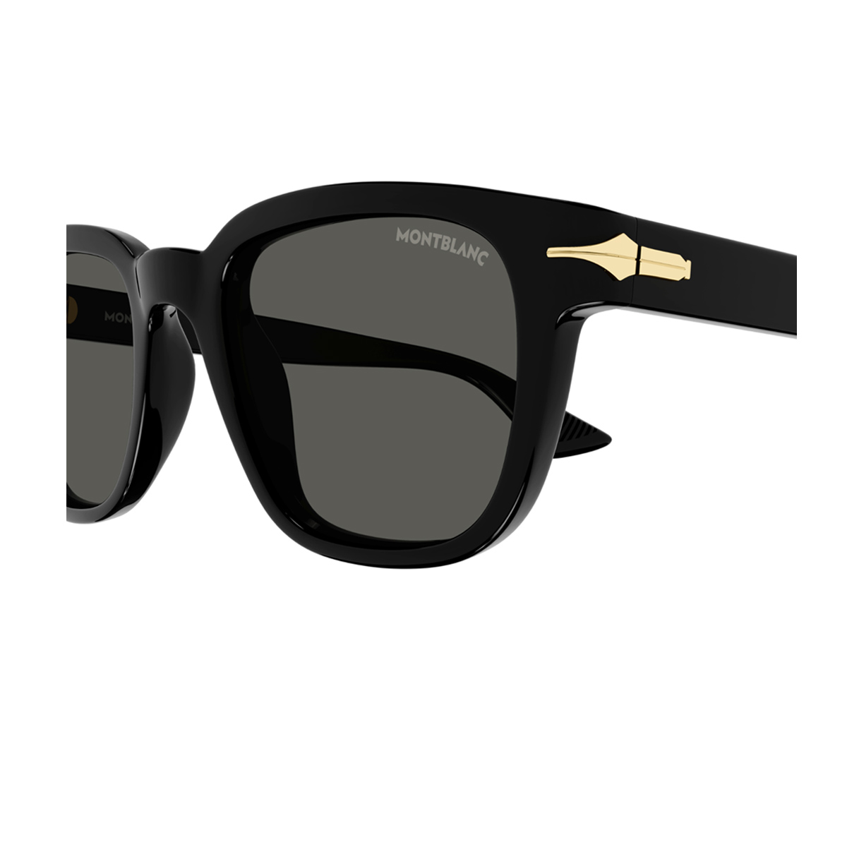 Montblanc Men's Nero Mb0302s 001 Acetate Occhiali Sole