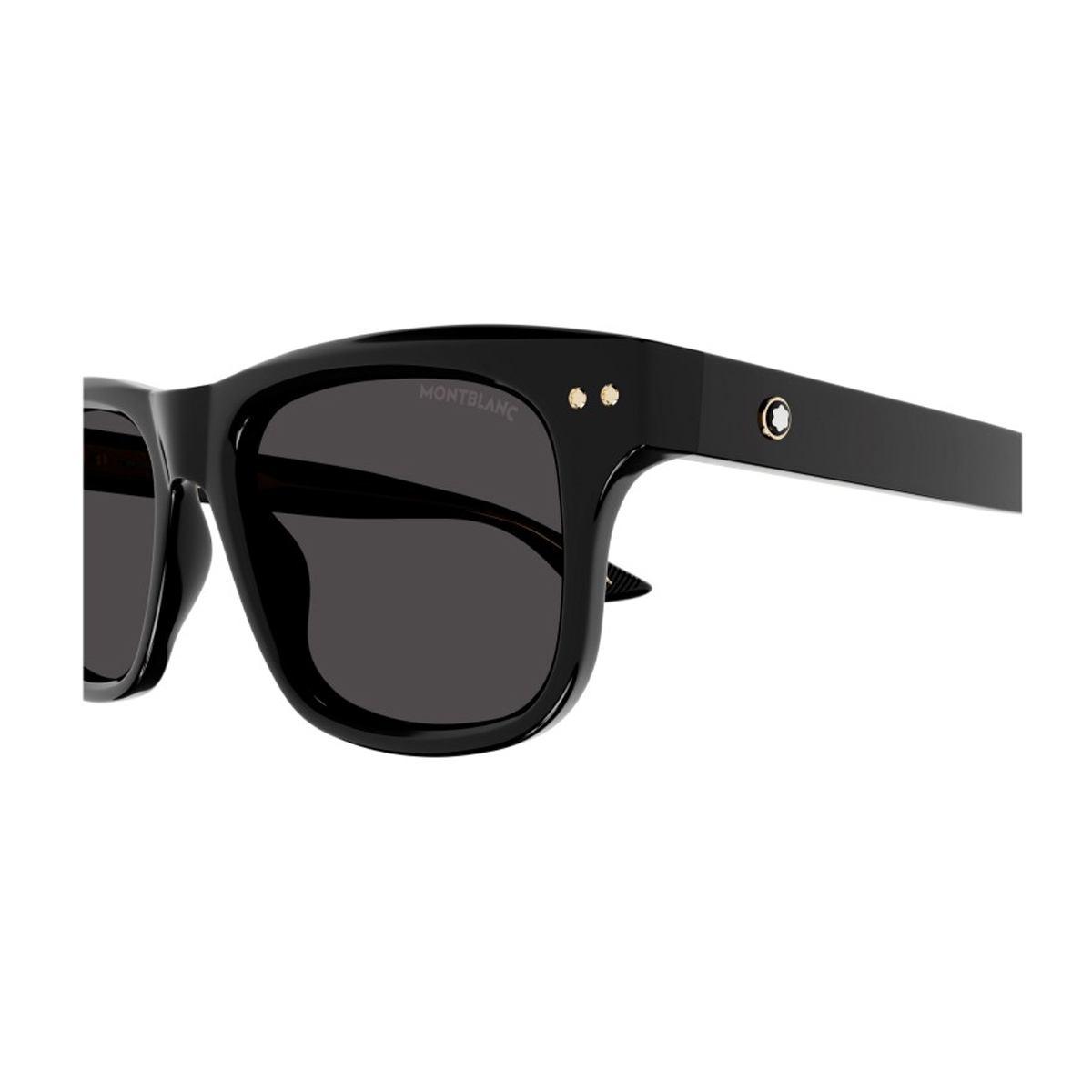 Montblanc Men's Nero Mb0319s Linea Snowcap Acetate Occhiali Sole
