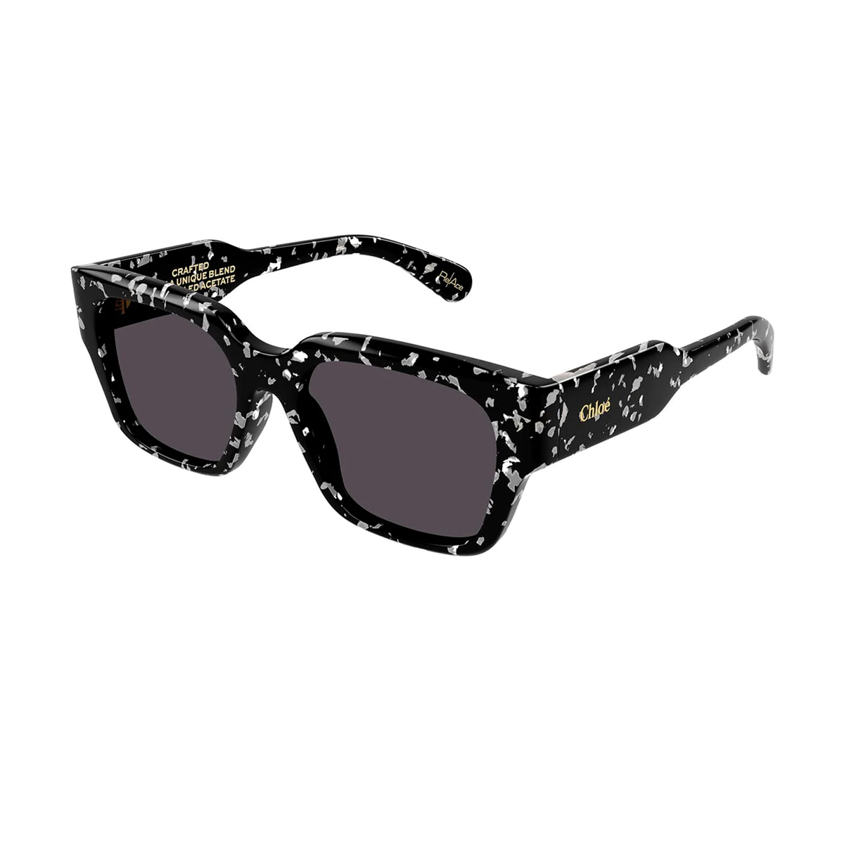 Chloé Women's Nero Ch0190s Linea Gayia 003 Recycled Acetate Occhiali Sole