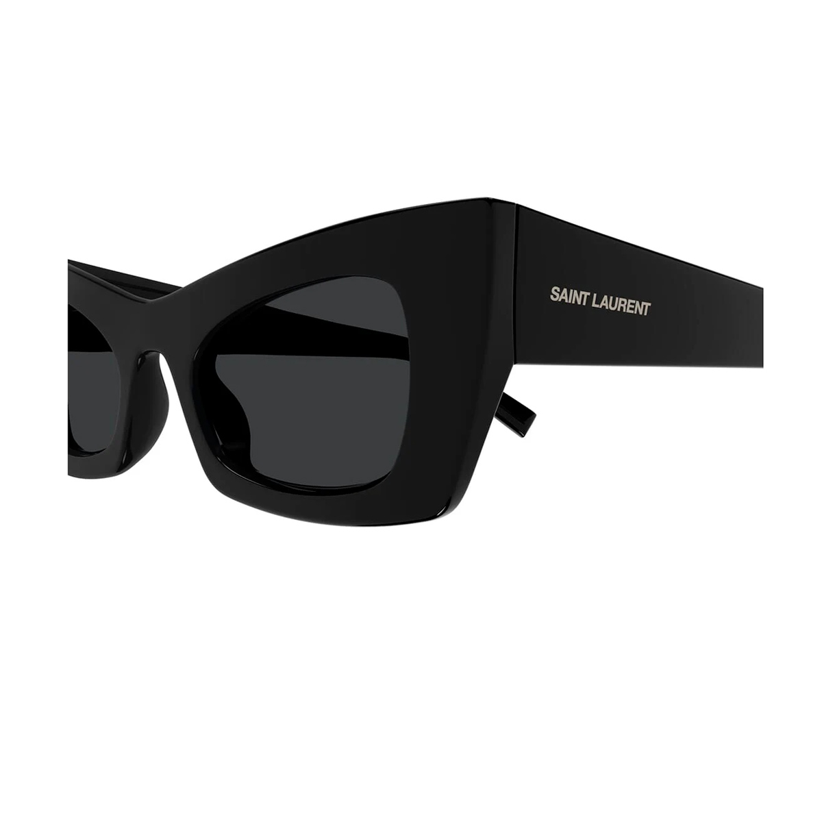 Saint Laurent Women's Nero Sl 702 Linea Classic 001 Black Acetate Occhiali Sole