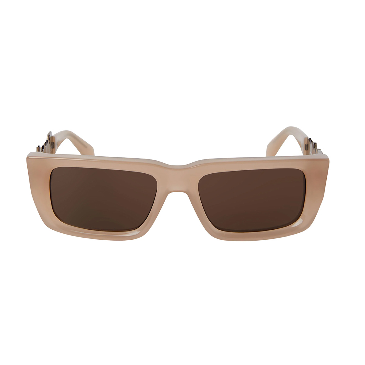 Palm Angels Unisex Beige Milford Sunglasses 1764 Nude Acetate Occhiali Sole