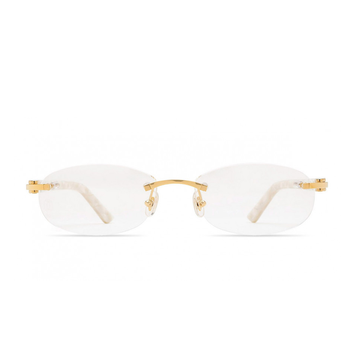 Cartier Unisex Oro Ct0056o 002 Metal Occhiali Vista