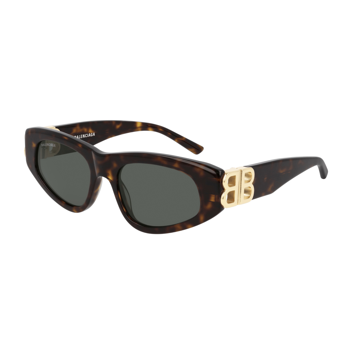 Balenciaga Unisex Marrone Dinasty D-Frame Bb0095s Celluloid Occhiali Sole