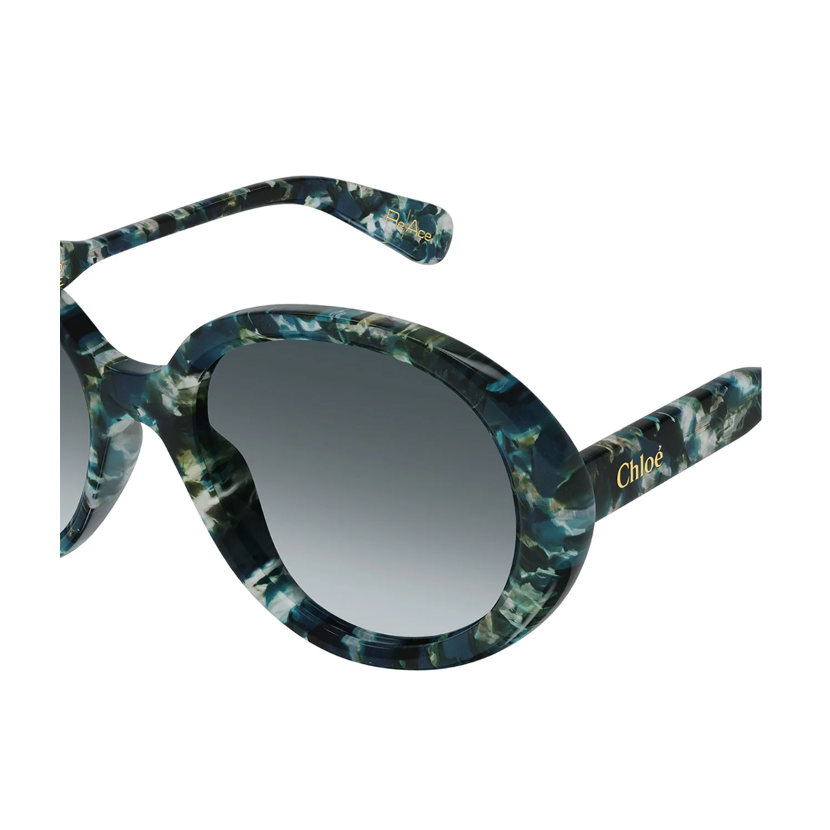 Chloé Women's Verde Ch0221s Linea Gayia 004 Recycled Acetate Occhiali Sole
