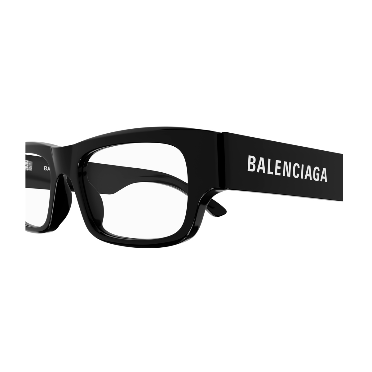 Balenciaga Unisex Nero Bb0265o Celluloid Occhiali Vista