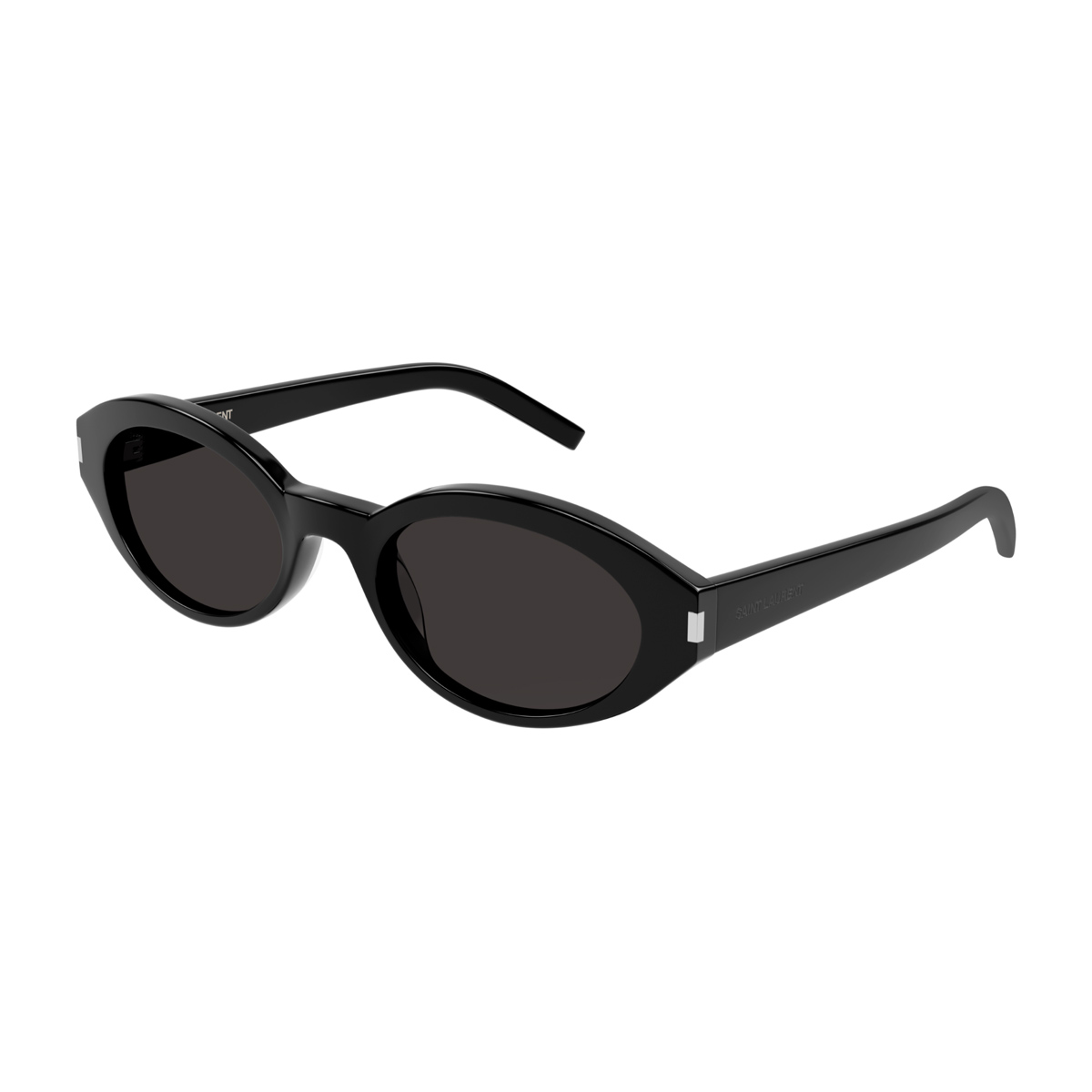 Saint Laurent Women's Nero Sl 567 Linea Corner Angle 001 Black Acetate Occhiali Da Sole