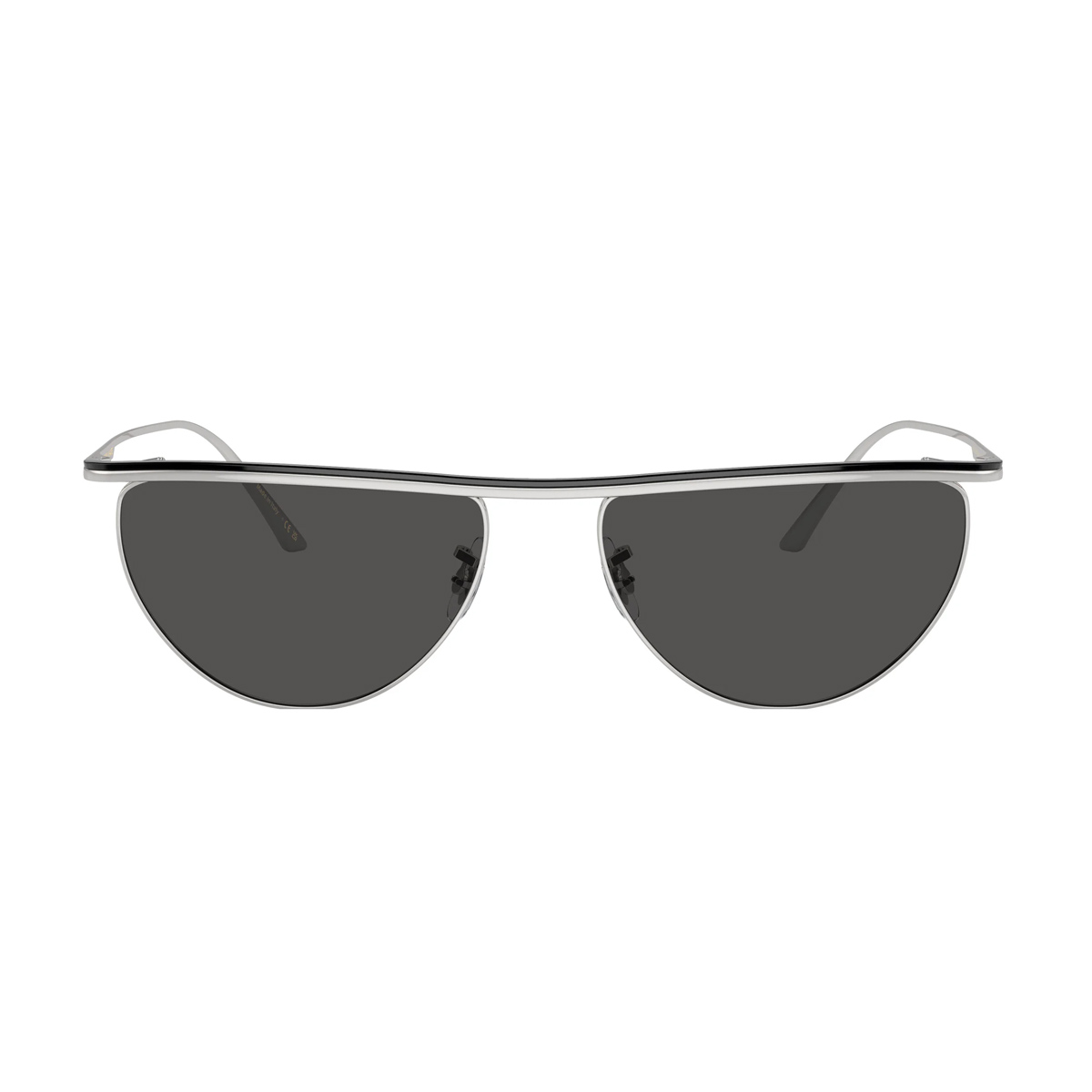 Oliver Peoples Women's Argento Ov1342s - 1984C 503687 Silver-Black Collezione Khaite Metallo Occhiali Sole
