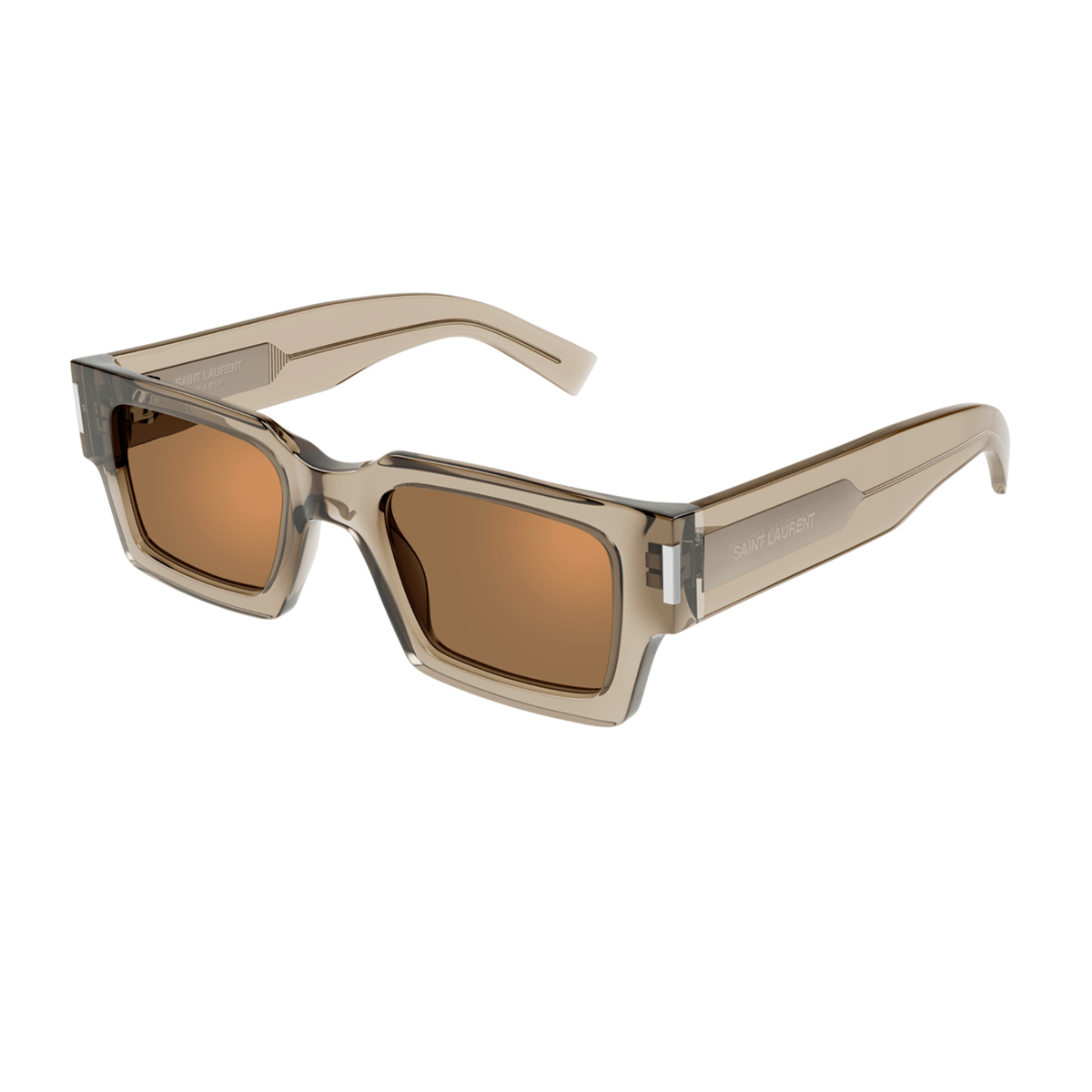 Saint Laurent Men's Beige Sl 572 Celluloid Occhiali Da Sole