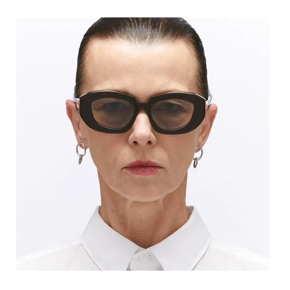 Kuboraum Unisex Marrone Maske X23 Ts Grey1* Havana Tortoise Acetate Occhiali Sole