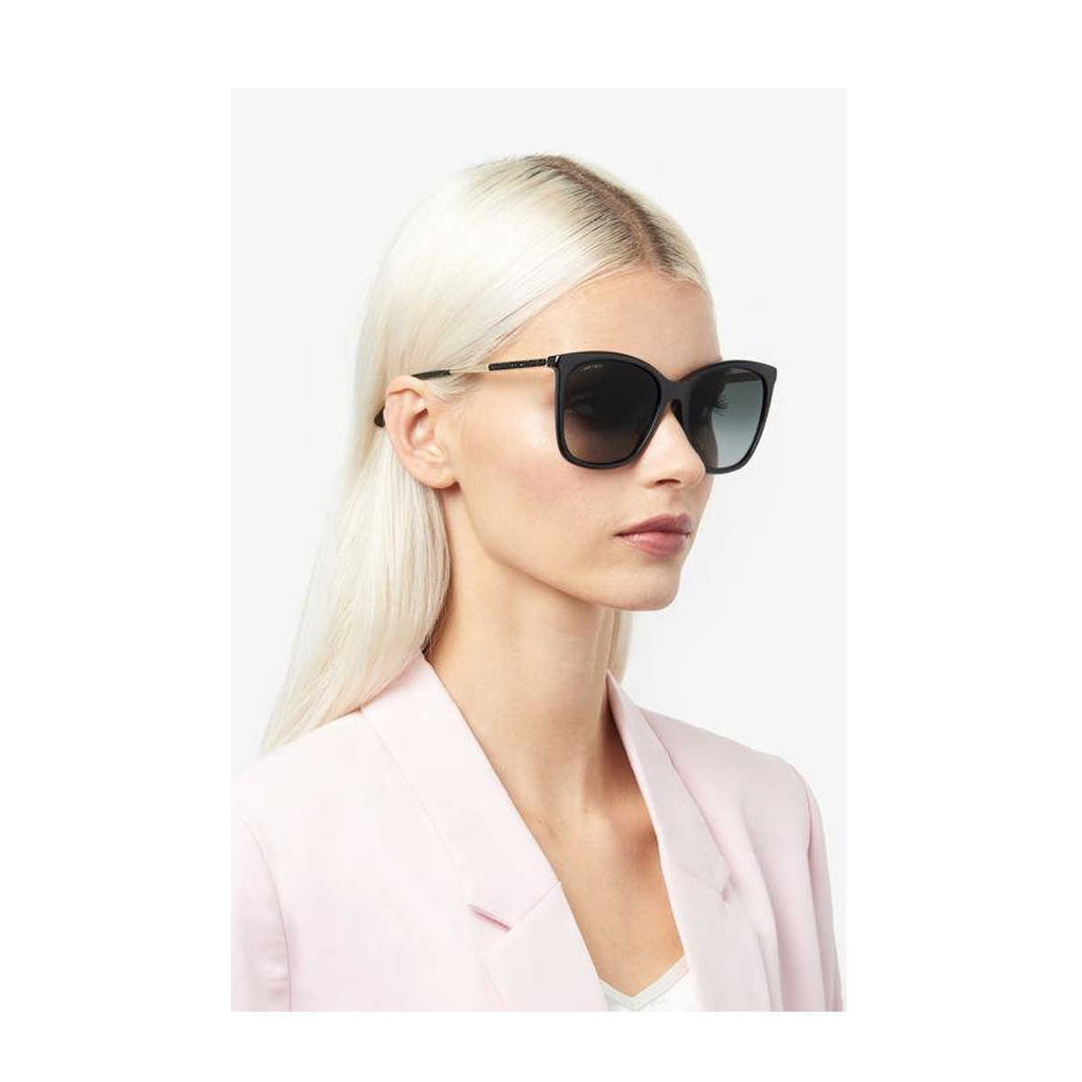 Jimmy Choo Women's Nero Jc Nerea-G-S 807-9O Black Acetate Occhiali Sole